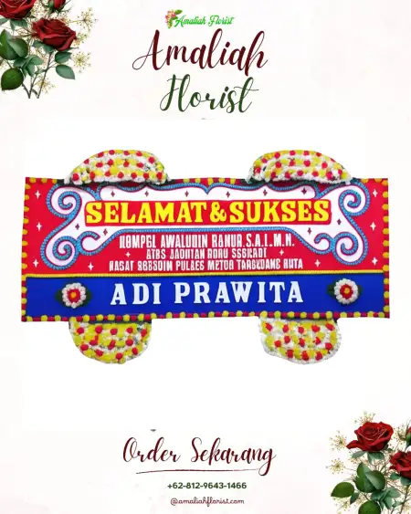 Papan Bunga Ucapan Selamat Semboja