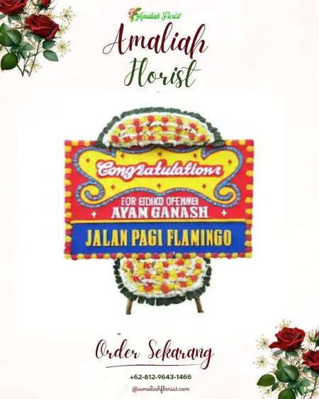 Sewa Papan Bunga Semboja